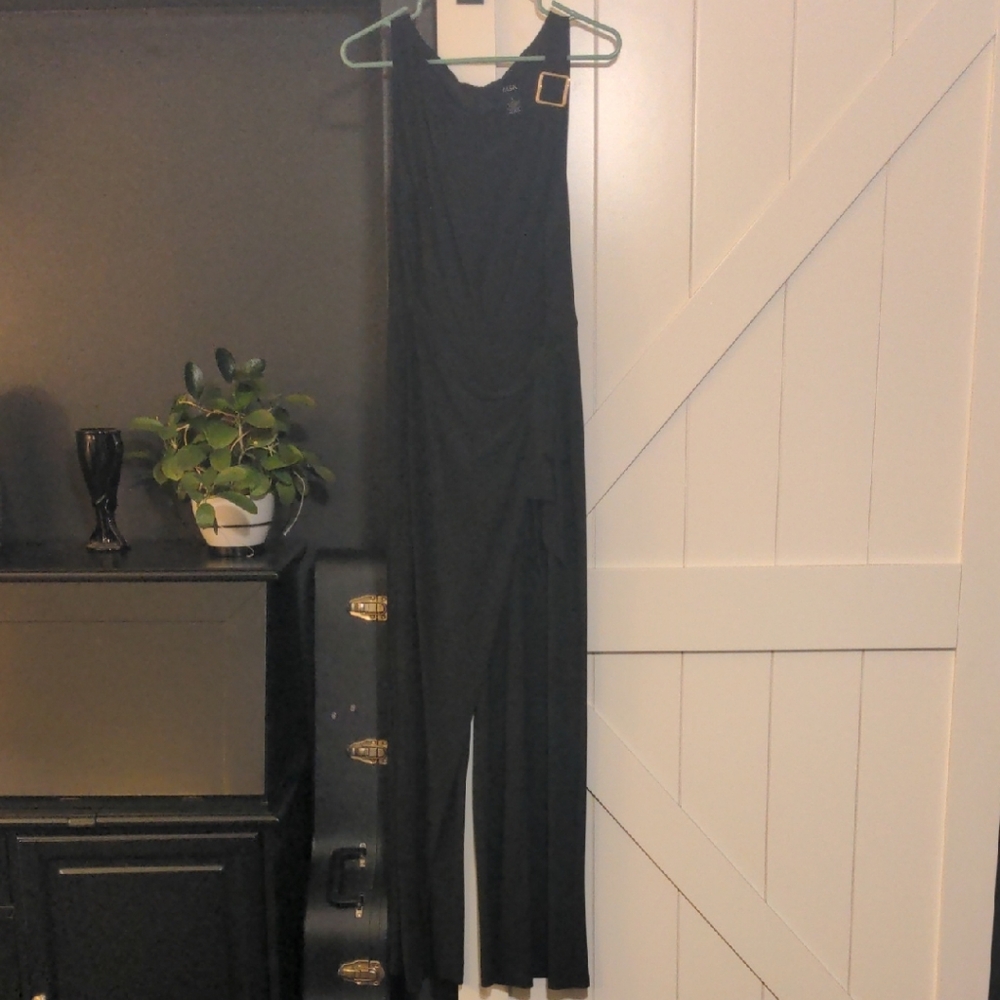 MSK Black Sleeveless Jumpsuit